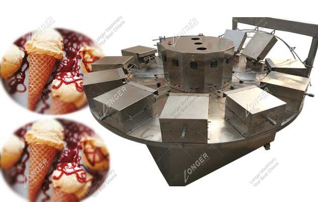 sugar cone baking machine 