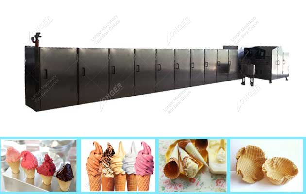 Automatic Rolled Sugar Cone Machine