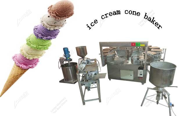 ice cream cone baking machine