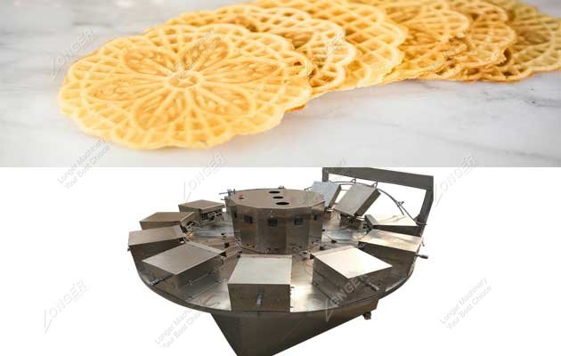 Ice cream cone baking machine